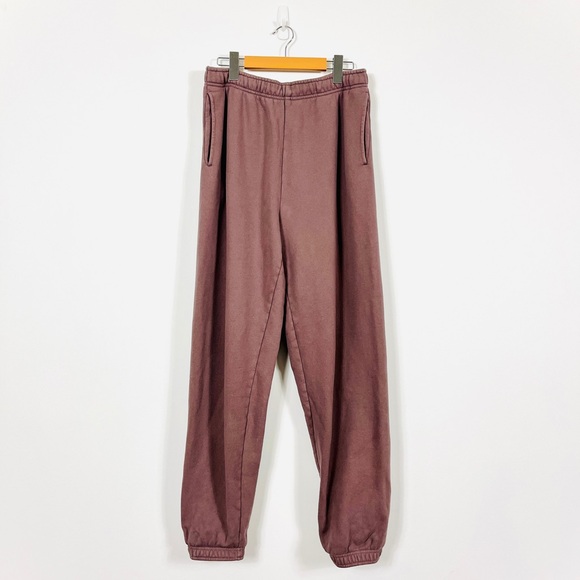 Aritzia Pants - Aritzia TNA Mauve Cozy Fleece Mega Sweatpants (Tall)